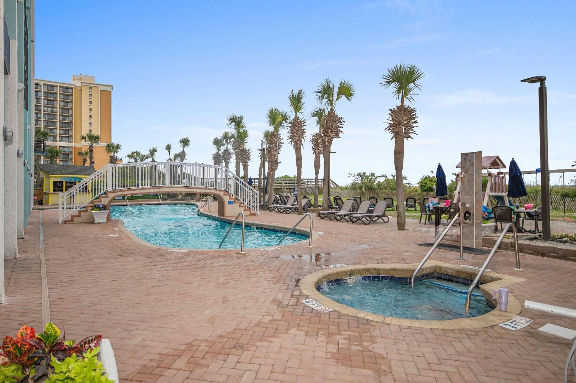 *Ocean View Beauty*King Bed*Rooftop Pool*Beach*Hot Tubs*M123 Миртл-Бич Экстерьер фото