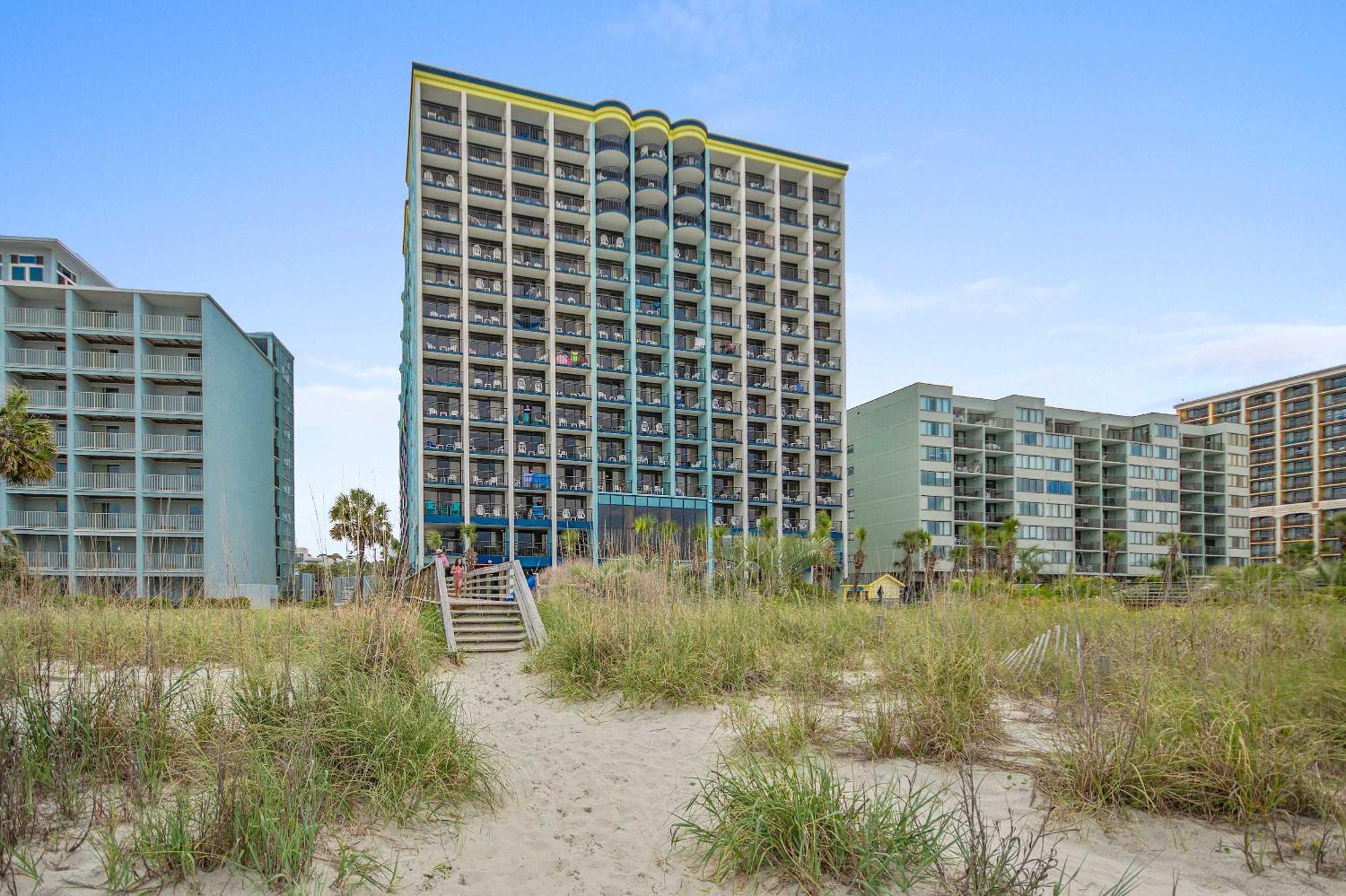 *Ocean View Beauty*King Bed*Rooftop Pool*Beach*Hot Tubs*M123 Миртл-Бич Экстерьер фото